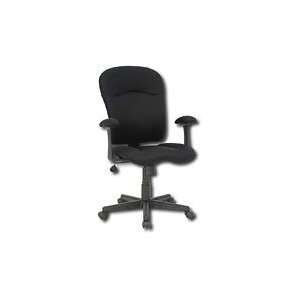  Sauder Gruga Deluxe Fabric Task Chair   Black: Office 