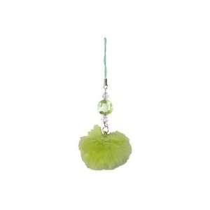  Green Fur Ball Cell Phone Strap: Home & Kitchen