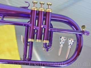 STERLING Bb Purple FLUGEL HORN   Quality Flugelhorn NEW  