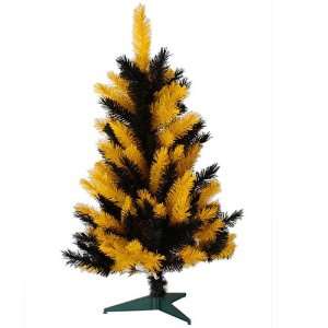   of Iowa Hawkeyes Artificial Christmas Tree   Unlit: Home & Kitchen