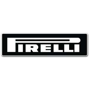 Pirelli Racing Car Bumper Sticker Decal 7x2