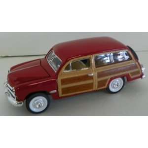   38 Scale Diecast 1949 Ford Woody Wagon in Color Red Toys & Games