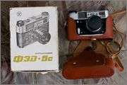 FED 5C Vintage Russian Camera 35mm Industar Leica Leather Case Box 