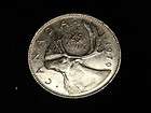   c2 CANADA CANADIAN 25 CENTS QUARTER COIN WITH CARIBOU ANIMAL COOL