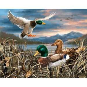  64 Wide Realtree Camouflage Ducks Panel Multi Fabric By 