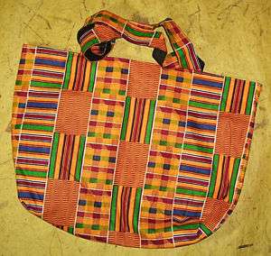 African Kente Print Handbag Tote Bag purse Africa ctkp3  