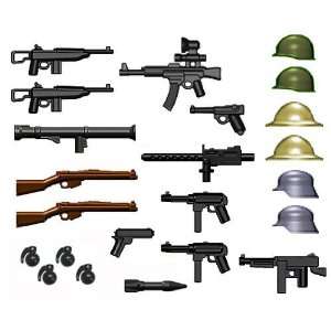  BrickArms 2.5 Scale World War II Weapons Pack Gunmetal 