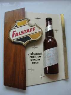 FALSTAFF ORIGINAL COMPANY BEER ADVERTISING BAR OR TAVERN SIGN,HANGING 