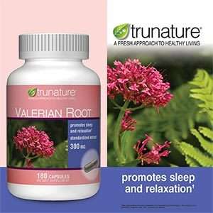 trunature Valerian Root 300 mg sleep & relaxation 180ct  