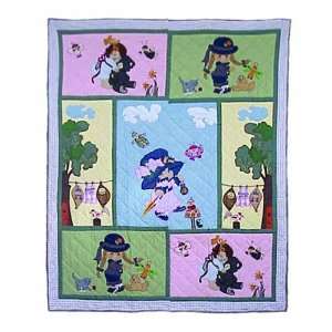  Patch Magic 50 Inch by 60 Inch Doll Throw