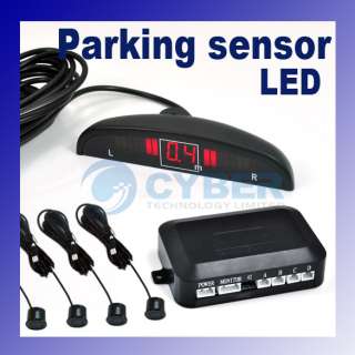Parking Sensors LED Car Reverse Backup Radar Kit 12V  