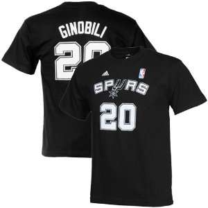  adidas Manu Ginobili San Antonio Spurs #20 Youth Player T Shirt 