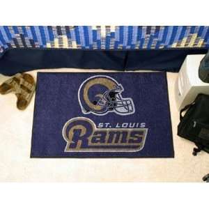 Exclusive By FANMATS NFL   St Louis Rams Starter Rug:  Home 