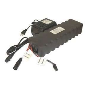 NiMH Battery & Charger Combo: 36V 10Ah (Ebike Terminal) + 1.8A Smart 