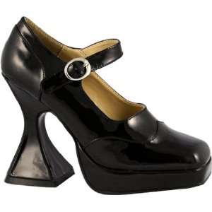 Demonia Bat 4 1 2 Inch Cone Heel Platform Black Patmaryjane Shoe Size 
