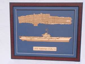 USS Oriskany (CV 34) Angeled Deck Wood Model  