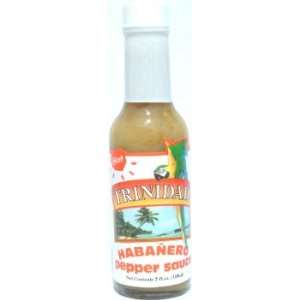 Trinidad Hot Habanero Pepper Sauce   5: Grocery & Gourmet Food