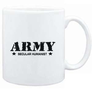 Mug White  ARMY Secular Humanist  Religions  Sports 