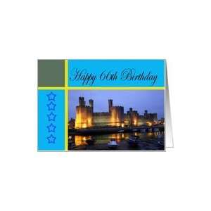  Happy 66th Birthday Caernarfon Castle Card Toys & Games