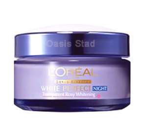 OREAL  WHITE PERFECT TRANSPARENT ROSY WHITENING NIGHT  