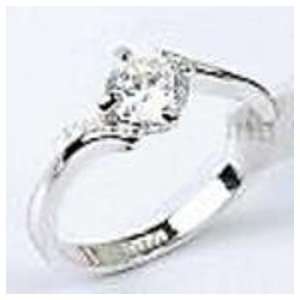  Simulated Diamond Solitaire Ring