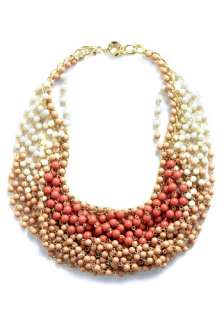 Statement of the Art Necklace in Rose  Mod Retro Vintage Necklaces 