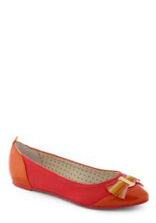   Flat by Poetic License   Red, Orange, Green, Pink, Color Block, Bows