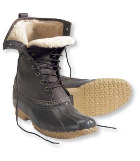 Womens Bean Boots by L.L.Bean, 10 Shearling Lined: Winter Boots 