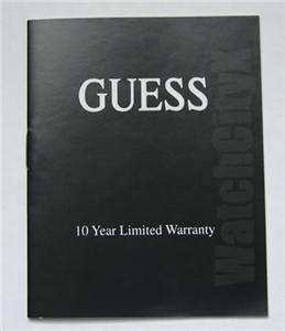 100% AUTHENTIC NEW GUESS SWAROVSKI CRYSTAL WHITE CHILL WATCH G13552L