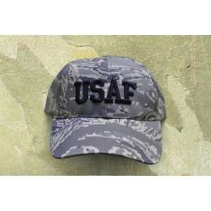  Air Force Adult ABU Camo 3D Embroidered Cap: Sports 