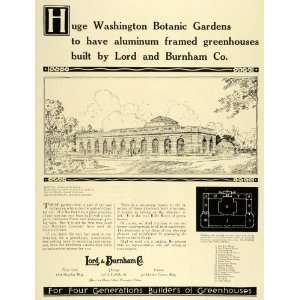  & Burnham Greenhouses Washington Botanic Gardens Design Floor Plan 