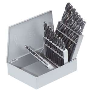  Twist Drill Set   Size: 1/16 to 1/2 By 64ths Drill Point Angle 