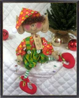   Raggedy Christmas 15~ELF ANDY~Santas Littlest Elf~PATTERN #313
