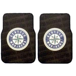   Front Car Truck SUV Rubber Floor Mats   Seattle Mariners: Automotive