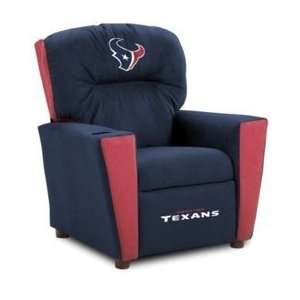 Houston Texans Kids/Child Team Logo Recliner Lounge Chair:  