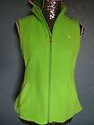 new $88 LILLY PULITZER neon LIME FLANNEL DRESSY VEST to