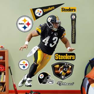 Fathead Pittsburgh Steelers Troy Polamalu Wall Graphic   NFLShop