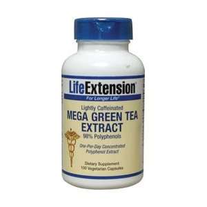 Life Extension® Mega Green Tea Extract   Lightly Caffeinated Health 