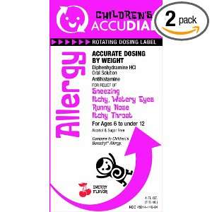  Accudial Childrens Allergy, 4 Ounce Bottles (Pack of 2 