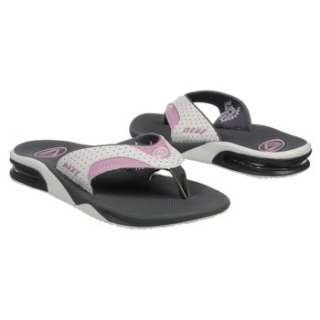Womens Reef Fanning Grey/White/Pink Shoes 