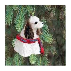 Cocker Spaniel Miniature Dog Ornament   Parti Brown:  Home 