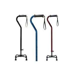  Small Base Quad Cane with Gel Grip Handle: Health 