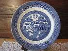 societe ceramique maestricht blue willow plate made in ort vereinigte
