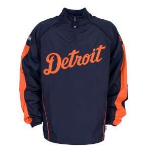    Tigers MLB Majestic Cool Base Gamer Jacket: Sports & Outdoors