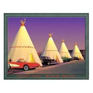 TIN SIGN NOSTALGIC ~ TEE PEES AND SPORTS CARS BY LUCINDA LEWIS:  