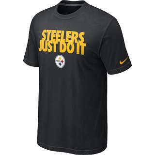 Nike Pittsburgh Steelers Just Do It T Shirt   Team Color    