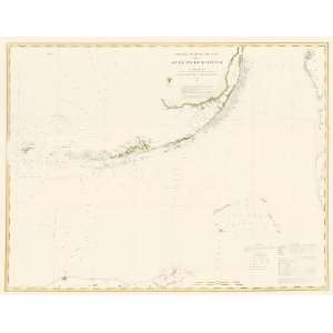  U.S. Coast Survey by Bache & Pierce 1868 Antique Map of 