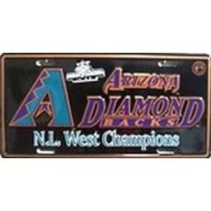 Diamonds (NL Champs) License Plate Plates Tags Tag auto vehicle car 