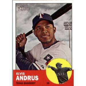   Elvis Andrus   Texas Rangers (ENCASED MLB Trading Card): Sports