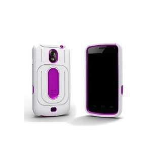 Samsung i515 Galaxy Nexus / Droid Prime Duo Shield Case   Purple/White 
